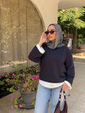 Double take pullover in Dark blue