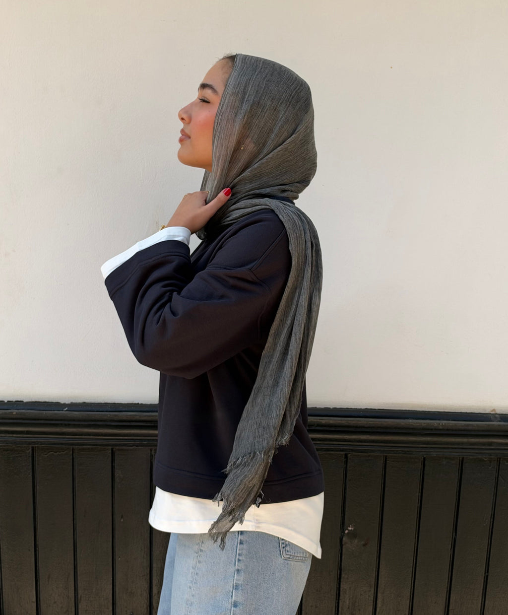 Double take pullover in Dark blue