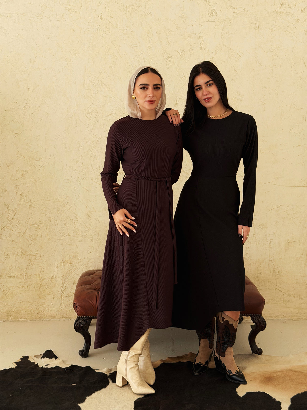 NOIR Muse Dress in black