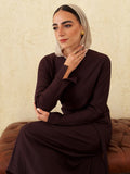 NOIR Muse Dress in Burgundy