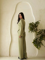Earthline Kint Set In Mint Green